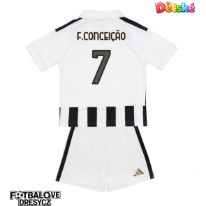 Juventus Francisco Conceicao #7 Dětské Domácí dres komplet 2026-27 Krátký Rukáv (+ trenýrky)
